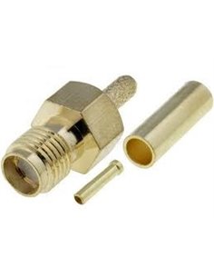 Presa SMA per cavi RG-174 - 188 - 316 Amphenol