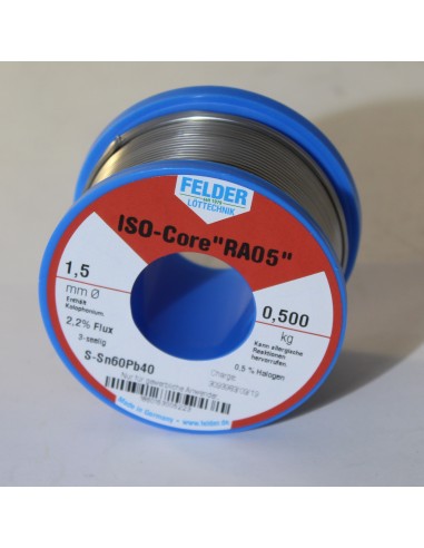 Stagno 1,5 mm, lega Sn/Pb FELDER...