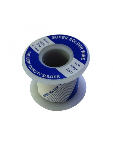 Stagno mm 0,7, lega Sn/Pb  100 grammi