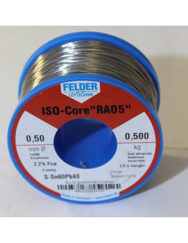 Stagno  mm 0,50, lega Sn/Pb FELDER...