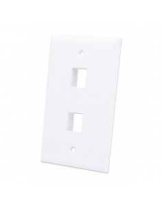 Placca per due prese