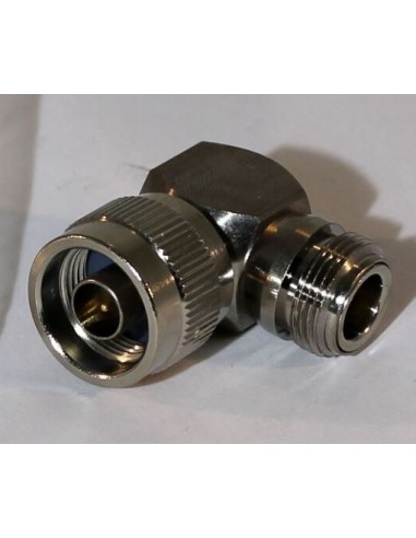 Adattatore N 90° : 1 spina + 1 presa...